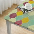 thumbnail image 5 of HAOXIT Autumn Pattern Square Tablecloth,Stain Wrinkle Resistant Reusable Washable Print,for Kitchen Camping Birthday Dining Dinner Outdoor(Cream Multicolor)  36*36, 5 of 8