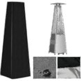 thumbnail image 1 of Patio Heater Cover, Pyramid Heater Cover Tarpaulin, Dust/windproof Outdoor Patio Heater Cover, Superma, Black, 1 of 4