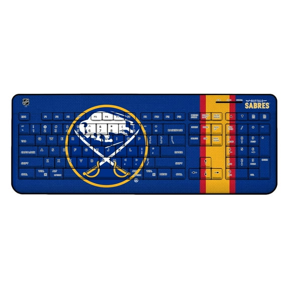 Buffalo Sabres Stripe Wireless Keyboard