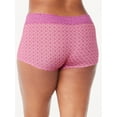 thumbnail image 3 of Joyspun Women's Modal and Lace Boyshort Panties, 3-Pack, Sizes to 3XL, 3 of 4