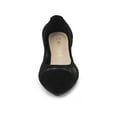 thumbnail image 6 of BLISSFUL STEP Women's Pointed Toe Slip On Mesh Flat Shoes Black 6.5, 6 of 8
