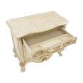 thumbnail image 6 of Michael Amini Platine de Royale Marble and Wood Nightstand - Champagne Ivory, 6 of 11