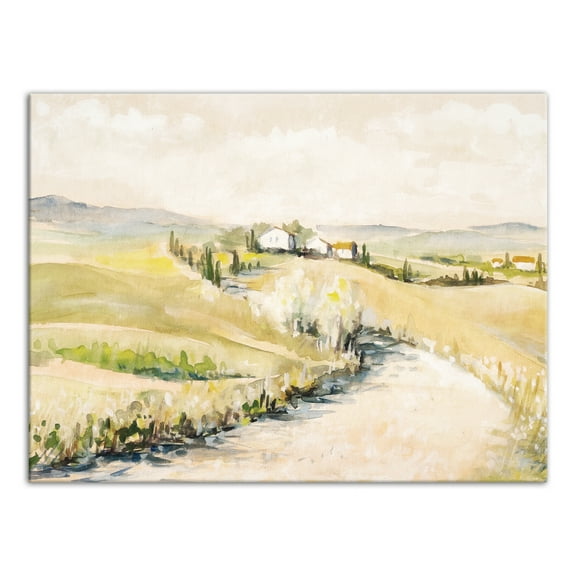 Creative Products Tuscan Hills Landscape 40x30 Canvas Wall Art