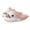 white pink, variant on Unisex Shark Slide Sandals, Gradient Platform Lightweight Non-Slip Summer Slides