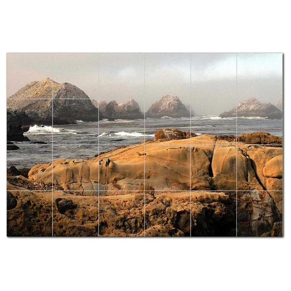 Landscapes Nature.Npsh Ceramic Tile Mural Kitchen Backsplash Bathroom Shower, 40