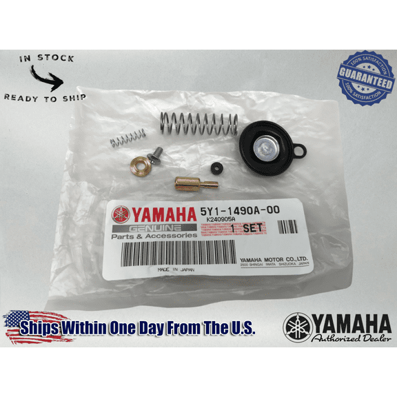 Yamaha Genuine OEM Authentic Carburetor Diaphragm Set 5Y1-1490A-00-00