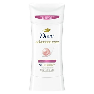 Dove Advanced Care Antiperspirant Deodorant Stick for Women Beauty Finish, 2.6 oz