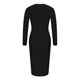 thumbnail image 5 of Vestido de manga larga con cuello en V para mujer, cómodo, informal, de invierno, a la moda Pompotops hdfakjf8311, 5 of 9
