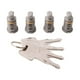 thumbnail image 1 of 4 cerraduras para portaequipajes de techo, barras transversales, piezas profesionales desmontables para portaequipajes de coche. 4 teclas, 1 of 9