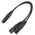thumbnail image 5 of Cable XLR hembra a doble XLR macho Cable de audio XLR Cable XLR hembra a macho Cable de conexión de hembra a micrófono JORINDO JD6069 XLR Hembra a Dual XLR Macho Cable YType Splitter Audio Micrófono C LHCER NONE, 5 of 5