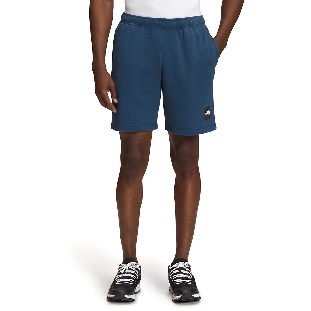 THE NORTH FACE Men's Never Stop Short, Shady Blue/TNF Black, XLarge