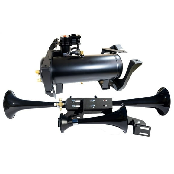 Kleinn Air Horns Direct Fit Train Horn and Onboard Air System for 2007-2019 GM 2500HD & 3500HD (GMHD-230)