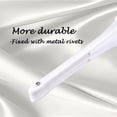 thumbnail image 5 of 2pcs pack Large Foldable Hand Fan 33cm 13inch 2pcs White Solid Handheld Fan for DIY Painting, 5 of 6