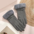 thumbnail image 2 of hoksml Women's Winter Gloves with Plush Cuff Ultra-Soft Comfortable Fleece Lined Gloves for Everyday Warmth, 2 of 2