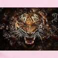 thumbnail image 2 of CafePress - Angry Tiger Breaking Through Glass Body Suit - Baby Light Bodysuit, Size Newborn - 24 Months, 2 of 4