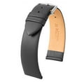 thumbnail image 2 of HIRSCH Italocalf Italian Leather Watch Strap - Gray Band / Silver Buckle - L - 18mm, 2 of 8