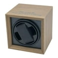 thumbnail image 1 of Enrollador automático de reloj individual de lujo, bobinado de rotación automática de carcasa de madera con motor súper silencioso, caja de exhibición Sunnimix Enrollador de reloj automático, 1 of 7