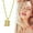 Gold, variant on Openpig Necklace for Men Women, Imitation Golden 26 Letters Pendant Necklace, Personalized Jewelry Gifts
