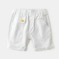 thumbnail image 4 of WOLLED Kids Toddler Boys Jogger Shorts Elastic Waist Cotton Casual Shorts Pants for Baby Solid Color Five Pants 1-8 Years, 4 of 9