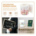 thumbnail image 2 of 1 Roll Wave Dot Bulletin Border Sticker Classroom Blackboard Border DIY Sticker, 2 of 8