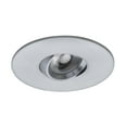 thumbnail image 2 of Round 4 inch Satin Chrome LED Recessed Ceiling Down Light - 4000K Cool White - 12 Pack, 2 of 3