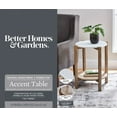 Better Homes & Gardens Round Marble End Table