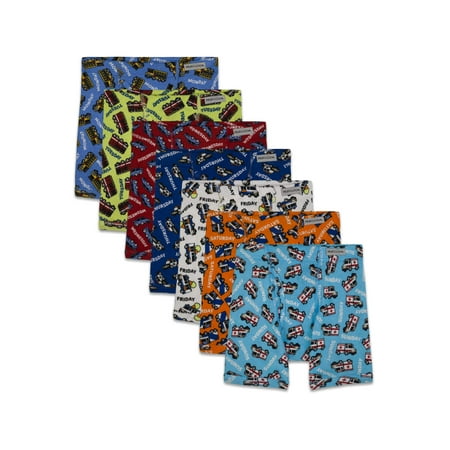 Fruit of the Loom Days of the Week Boxer Briefs, 7 Pack (Toddler