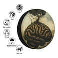 thumbnail image 4 of Easygdp Surreal Brain Tree Wheel Cover,Spare Tire Cover,4-17in Spare Tire Cover Universal Fit for Trailer, Car, Truck, SUV, Jeep-14 inch, 4 of 6