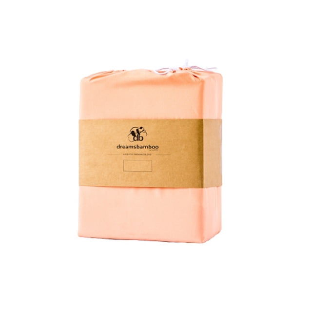 Juego Sábanas Fibra De Bambú Blend Queen Salmón Dreams Bamboo DREAMS BAMBOO SBQPEA