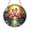 Acrylic 3.5 Inch, variant on Sunset Flamingo Window Hanging – Stained Glass Effect Art