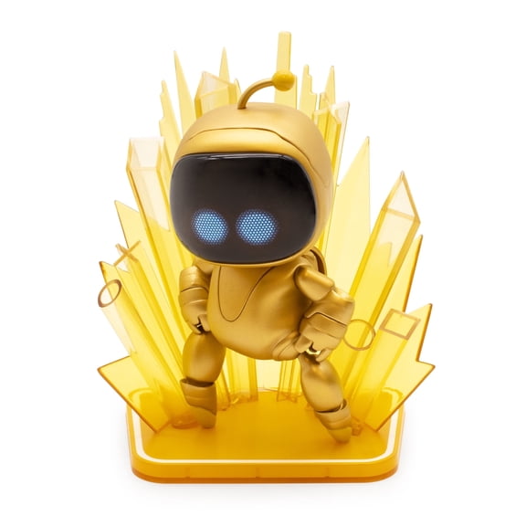 CultureFly Astro Bot Captain Astro Deluxe Vinyl Figure, Gold Edition, 7 Inch