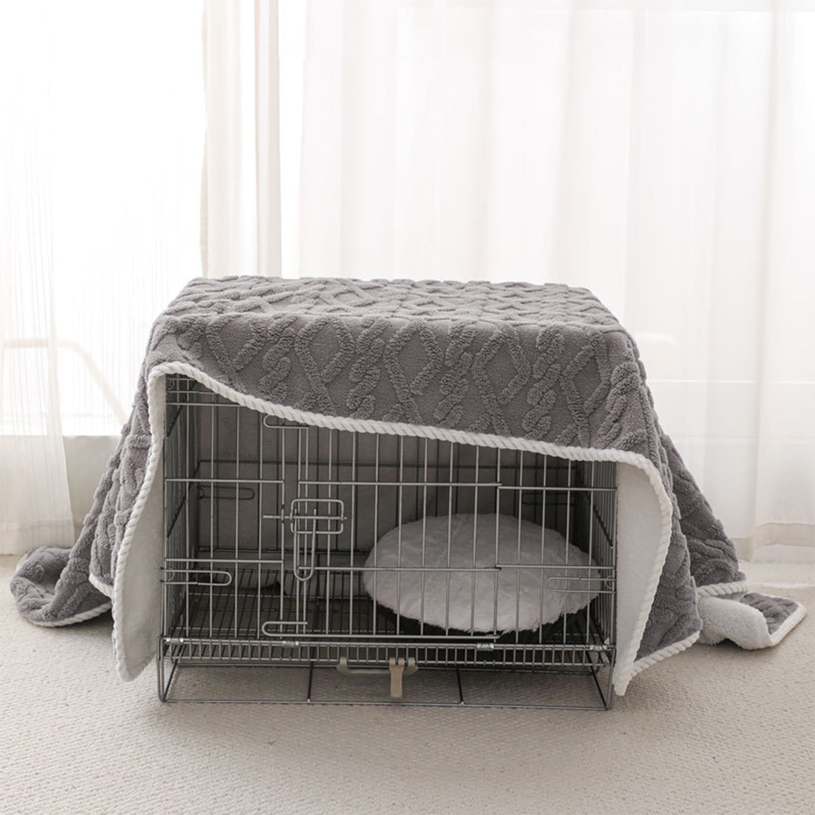 EUDIDV Soft Snuggle Blanket Dog Blanket, Pet Throw Blanket For Large Dogs, Cats, ,Reversible Couch Cover Protector, Machine Washable Warmth Wrapped