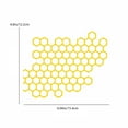 thumbnail image 3 of New Release, Honeycomb Car Sticker; Personalized Scooter Motorcycle Taillight Sticker for Unique Custom Modifications Vehicle Accessories | Plastic, Yellow, Blaxill, 3 of 9