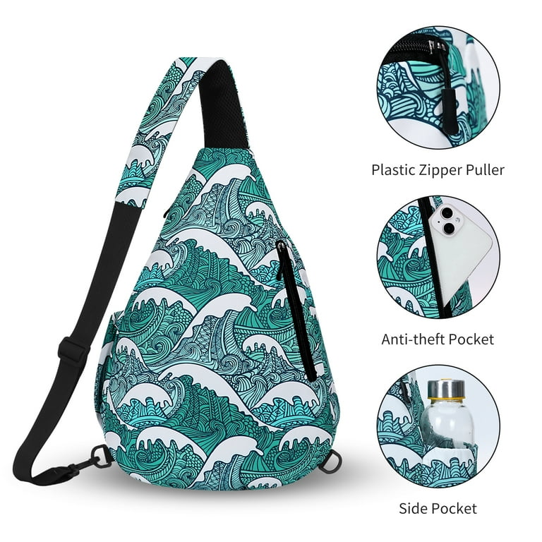 Kawell Sling Backpack, Adjustable Crossbody Bag photo 3