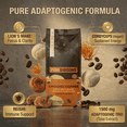thumbnail image 3 of PureShrooms Mushroom Ground Coffee | Mind & Body | Single Origin Medium Roast with Organic Lion’s Mane, Reishi & Cordyceps | Clean Energy & Focus | Made in Canada, 340g, 3 of 7