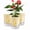Yellow, variant on Guman Self-Watering White Plastic Plant Pots, 3-Pack, Cotton Wick