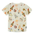 thumbnail image 4 of QUDDERR Kids Boys Pullover T-Shirts 2-8Y Toddler Summer Cotton Crewneck Tees Bottoming Tops Baby Boys Cartoon Short-Sleeved Shirts, 4 of 7
