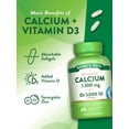 thumbnail image 5 of Calcium 1200mg with Vitamin D3 5000 IU | 60 Softgels | from Calcium Carbonate | by Nature's Truth, 5 of 7