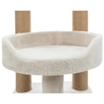 thumbnail image 5 of TRIXIE Isaba Plush 2-Level 24.4" Cat Tree with Sisal Scratching Posts, 2 Perch, Greige, 5 of 8