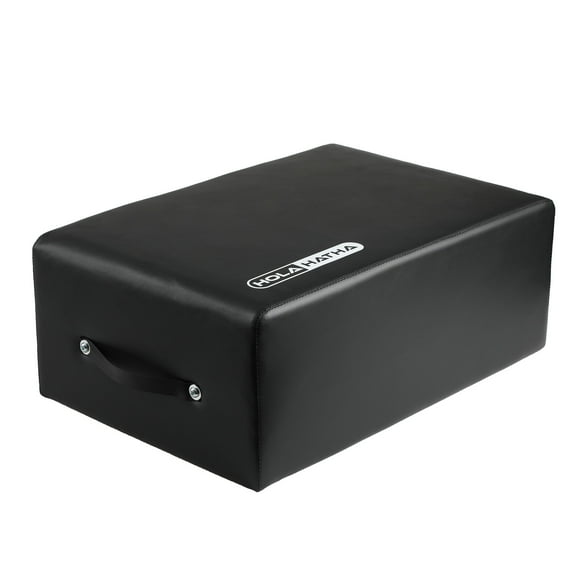 HolaHatha Pilates Sitting Box, Portable Gym Equipment, 24" x 15.8" x 9"