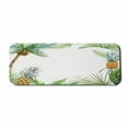 thumbnail image 1 of Pineapple Computer Mouse Pad, Watercolor Tropical Island Style Border Print Exotic Fruit Palm Trees and Leaves, Rectangle Non-Slip Rubber Mousepad Large, 31" x 12", Multicolor, by Ambesonne, 1 of 2