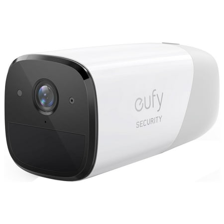 eufy Security - eufyCam 2 Indoor/Outdoor 1080p Wi-Fi Wire-Free Add-On Security Camera - White
