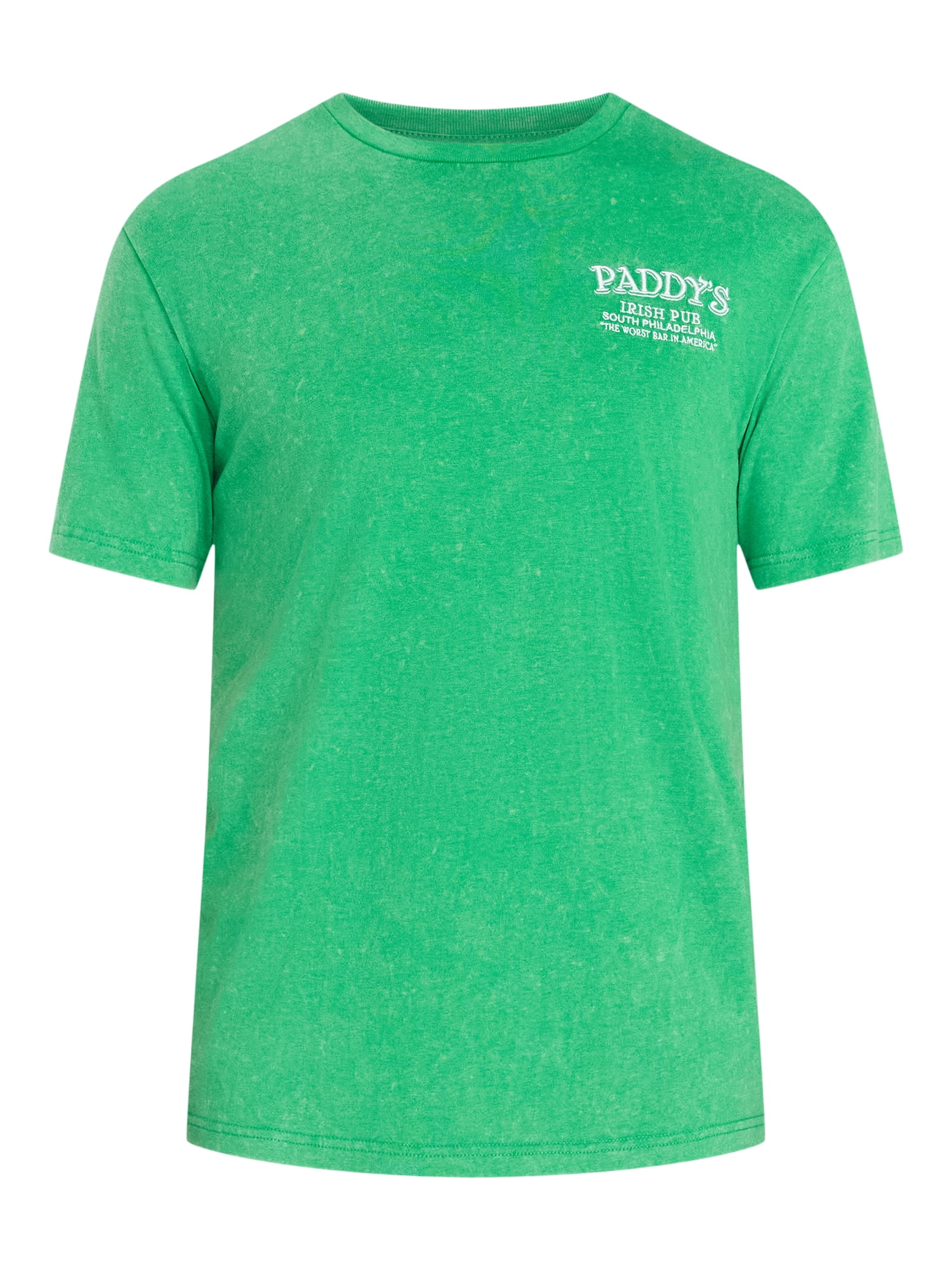 It's Always Sunny In Philadelphia Paddy's Irish Pub Men's and Big Men's St. Patrick's Day Front Back Graphic Tee, Sizes XS-5XL