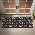 thumbnail image 2 of Paw Prints and Bones Door Rugs,Washable Non Slip Door Mats Indoor,Decorative Door Mats,Entry Mat Indoor for Entrance,Bedroom,Kitchen,Bathroom,16"x47", 2 of 6