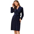 thumbnail image 1 of Albornoz Midi para Mujer Allegra K Armada XS, 1 of 6