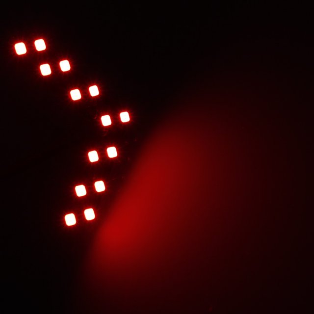 led Retrovisor Espejo Flecha panel Indicador Señal De Giro Coche Lámpara Estilo Luz Rojo Amarillo huangjie unisex