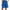 Blue, variant on Simua Women's Loose Shorts Fashion Solid Color Pockets Elastic Waist Summer Casual Bermuda Shorts