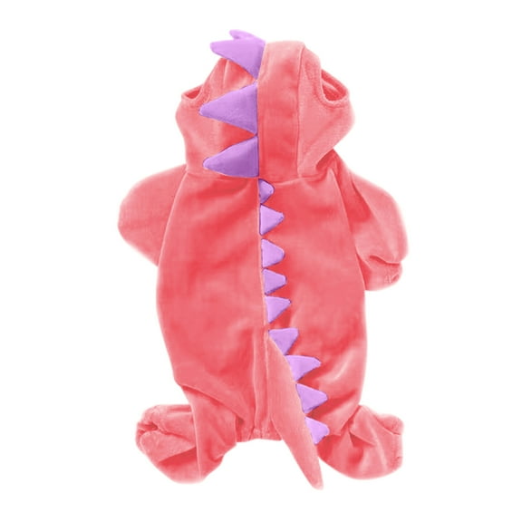 Halloween Dog Dinosaur Pet Clothing Elastic Velvet Outfit for Small Medium Dogs Casual Wear