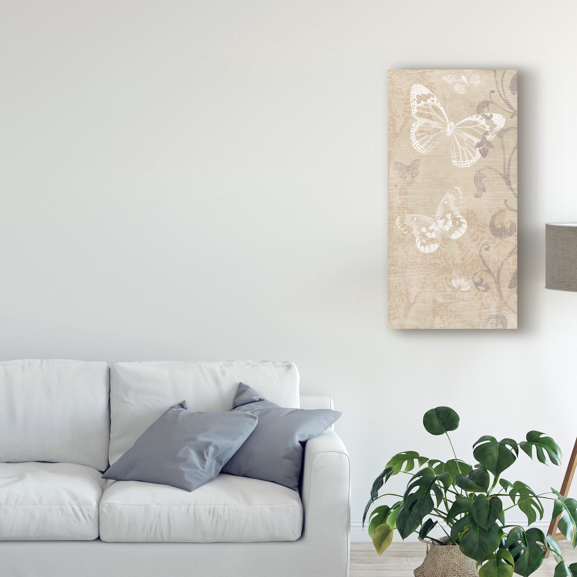 Trademark Fine Art 'Butterfly Forest II' Canvas Art by June Erica Vess