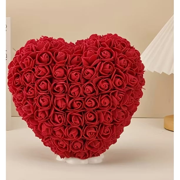 1 pieza de ramo de rosas en forma de corazón for San Valentín, regalo de amor y regalo for el Día de la Madre